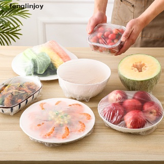 [fenglinjoy] 100 X Tapa De Alimentos Desechables De Plástico Elástico Tapas Para Frutas Tazón Cubre .