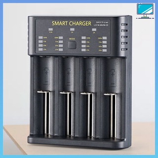 [2020] 18650 baterías 4-slot Para baterías De encendido Li-on 10440 14500 14650 16340