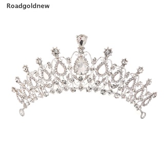 Diadema De Cristal con pedrería y perlas Para novia/bodas Rgn (Roadgodnew)