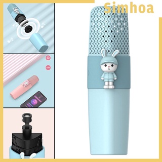 [SIMHOA] Karaoke Bluetooth micrófono de mano KTV reproductor para niños (8)