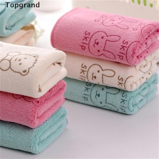 [topgrand] 2 piezas linda toalla de microfibra absorbente de secado de baño toalla de playa bebé niños de dibujos animados toalla. (1)
