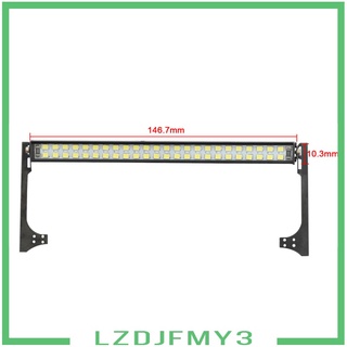 [precio de actividad] lámpara de techo de barra de luz LED brillante para SCX10 D90 1/10 escala RC Crawler coche (7)