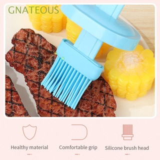 GNATEOUS Portable Silicone Bottle Brush Kitchen Pancake Brush Oil Tool Barbecue Oil Brush Cleaning Brush Multi-Function Household Grilling Accessories High Temperature Resistant/Multicolor