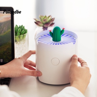 Pe Mini portátil Cactus USB Mosquito Killer lámpara UV luz hogar insectos Zapper trampa