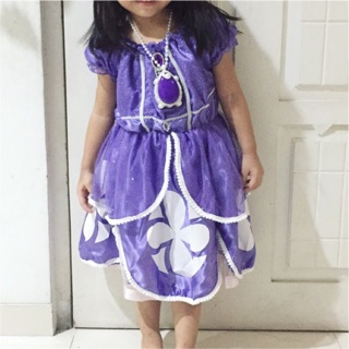 Sophia disfraz importación de alta calidad vestido de niños princesa Sophia disney vestido sofía ropa
