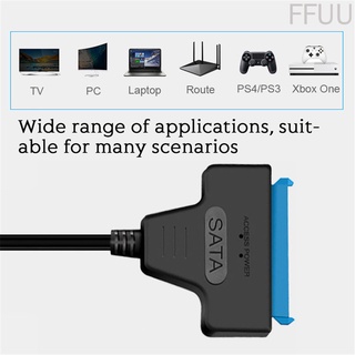 [ffuu] Cable USB SATA a USB convertidor externo de computadora pulgadas SSD disco duro Cable adaptador