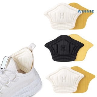 [winnie] 1 par de insertos de relleno de zapatos exquisitos cómodos profesionales adhesivos de tacón forro para deporte