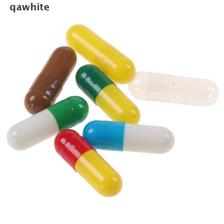 qawhite 1000pcs vacío duro vacío gelatina cápsula tamaño 0# gel medicina píldora vitamina cl