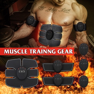 Equipo de entrenamiento muscular EMS estimulador Abdominal equipo de entrenamiento muscular entrenador ajuste adhesivo de ejercicio corporal