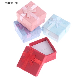 moretirp 10 unids/set organizador de joyas caja de regalo collar pendientes anillo papel caja de embalaje cl