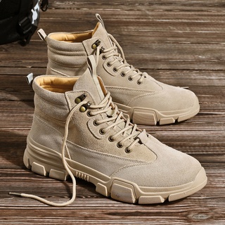 Dr. Martens botas de otoño para hombres nuevas botas altas moda coreana Retro Ropa de trabajo británica botas de hombre botas militares zapatos de moda Casual