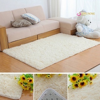 Moderna alfombra antideslizante De colores dulces/alfombra antideslizante peluda Para Sala De Estar/dormitorio (1)