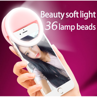 En StockSelfie LED anillo Flash Lumiere teléfono portátil LED teléfono móvil luz Clip lámpara para iPhone xr lente de telefoon lampka do telefonu pequeño selfie anillo de luz de teléfono móvil (1)