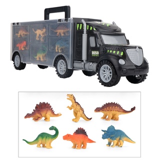 juguetes de coche para niños diecast dinosaurio coches camión juguetes transporte vehículo regalo