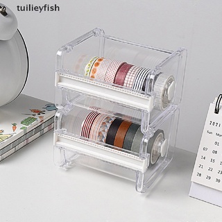 tuilieyfish cinta de enmascaramiento cortador de cinta washi organizador de almacenamiento cortador de cinta de oficina dispensador cl