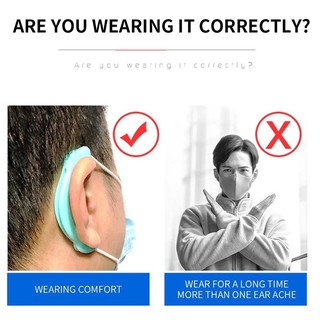 1 par de orejeras suaves de 4 colores/Anti-lesiones Anti-dolor/ojeras universales cómodas de protección del oído (4)