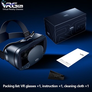 candid VRG Pro Gafas VR 3D Realidad Virtual Pantalla Completa Visual Gran Angular Para Teléfonos Inteligentes De 5 A 7 Pulgadas