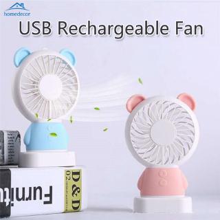 Mini Ventilador Portátil recargable con Usb De verano Estilo Coreano (9)
