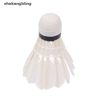shkas 12 unids/lote plumas de pato de bádminton bola de bádminton volante accesorios deportivos bling (5)