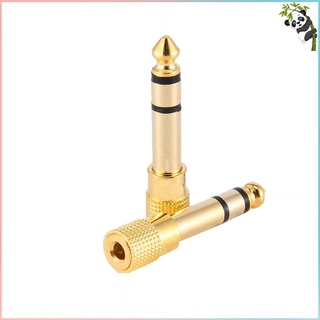 Jack 6.5 6.35mm Male Plug to 3.5mm Female Connector Headphone Amplifier Audio Adapter Microphone Converter