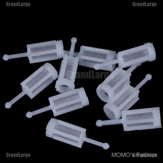 10 piezas de plástico tipo gravedad pistola de pulverización filtro filtro olla diámetro 11 mm