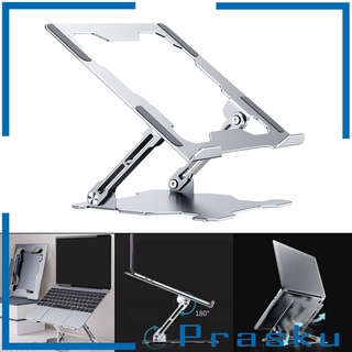 [Prasku] mesa portátil ajustable multiángulo de Metal soporte de lectura soporte plegable portátil elevador para oficina multiuso resistente estable duradero