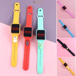 Kids Digital Sport Watch Outdoor Waterproof Watch Electronic Wristwatch Cute Colorful for Boys and Girls