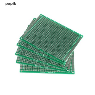 [pepik] 1 pieza de 6x8 cm de doble cara prototipo de fibra de vidrio pcb circuito impreso universal [pepik]