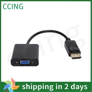 Ccing DisplayPort DP macho a VGA hembra adaptador de Cable Dock convertidor para 1080P HDTV PC