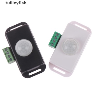 tuilieyfish interruptor de sensor de movimiento pir infrarrojo para tira de luz led automática dc 12v/24v cl
