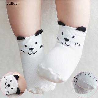 valley lindo bebé calcetines niño niña de dibujos animados calcetines de algodón recién nacido bebé niño calcetines s-m cl