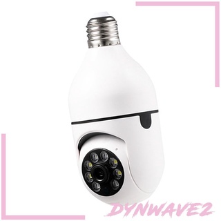 [DYNWAVE2] Cámara WiFi panorámica bombilla de luz de la nube del hogar IP cámara de seguridad inalámbrica CCTV