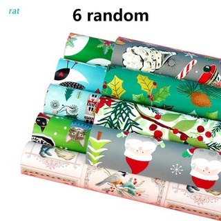rata 6 hojas 50x70cm papel de regalo regalo regalo regalo diy envolturas de embalaje para fiesta de navidad navidad