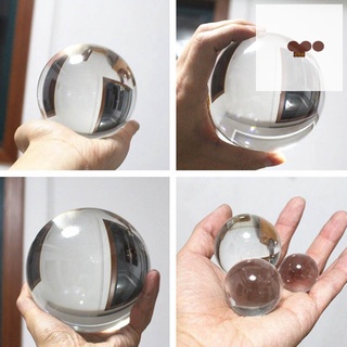 30/40/50mm Clear Glass Crystal Ball for Photography Props Home Decoration Gifts (9)