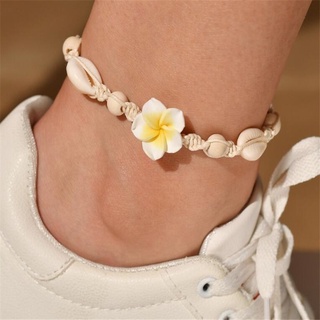 Beach Ankle Bracelet Flower Chain SeaShell Anklet Barefoot Bohemian For Women