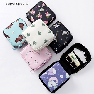 【cial】 Trendy Cute Pure Cotton Cloth Menstual Pad Period Sanitary Napkin Storage Bag .