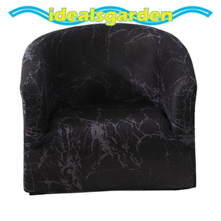 (Garden) Funda De asiento elástico De terciopelo Tipo sillón con estampado extraíble Para Sofá/funda De Sofá (9)