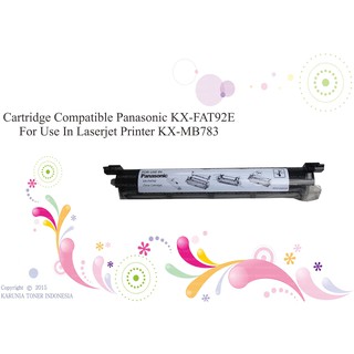 Panasonic KX-FAT92E - cartucho Compatible para uso en Laserjet KX-MB783