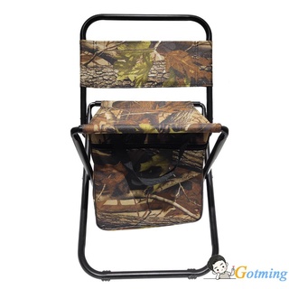 silla plegable al aire libre silla de pesca asiento taburete con respaldo storag bolsa