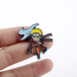 MAISHA Lindo Esmalte Pin Juguetes Dibujos Animados Insignias Anime Naruto Artesanía Insignia Regalo Mochila Decoración Encanto Joyería Ropa Broche De Metal (3)