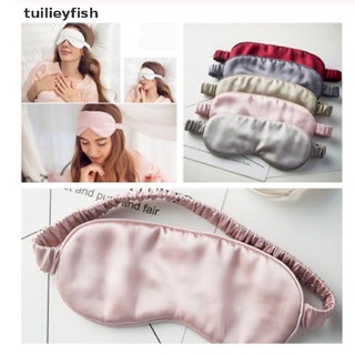 tuilieyfish - funda de ojos de seda pura de doble cara para dormir, diseño de ojos, salud, sueño, sombreado cl