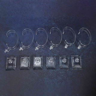 6 x brazalete de plástico para joyas, brazalete, pulsera, reloj, soporte de exhibición listo stock (8)