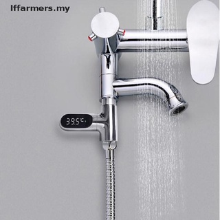 [iffarmers] Termómetro de ducha de agua con pantalla LED/Monitor de temperatura del agua giratorio 360 MY
