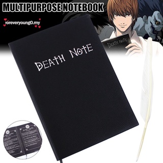 2020 death note planner anime diario de dibujos animados libro encantador moda tema cosplay grande muerto nota escritura diario cuaderno