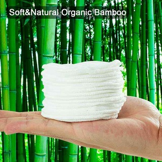 10pcs removedor de maquillaje almohadillas lavables limpieza de algodón reutilizable toallitas faciales microfibra natural bambú cuidado de la piel facial (5)