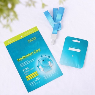 ivodiank 3Pcs Portable Children Neck Hanging Air Purifying Disinfection Protection Card