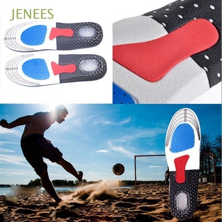 JENEES 1Pair Shoe Insoles Cushions New Sport Shoes Pad Soft Anti Pain DIY Cutting Silicone Insole Cushions High Quality for Men Women Breathable Free Size