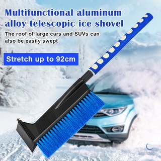 3-In-1 Multi-Function Car Snow Removal Shovel Car Snow Ice Brush Glass Defrosting Deicing Cleaning Tool