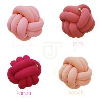 (Jafa) almohada de nudo/almohada de sofá/almohada de bola/almohada decorativa (8)