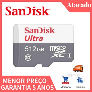 Tarjeta De memoria Sandisk tarjeta Sd Micro Sd velocidad 100mb/S Ultra A1 clase 10 64gb/128gb/256gb/512gb